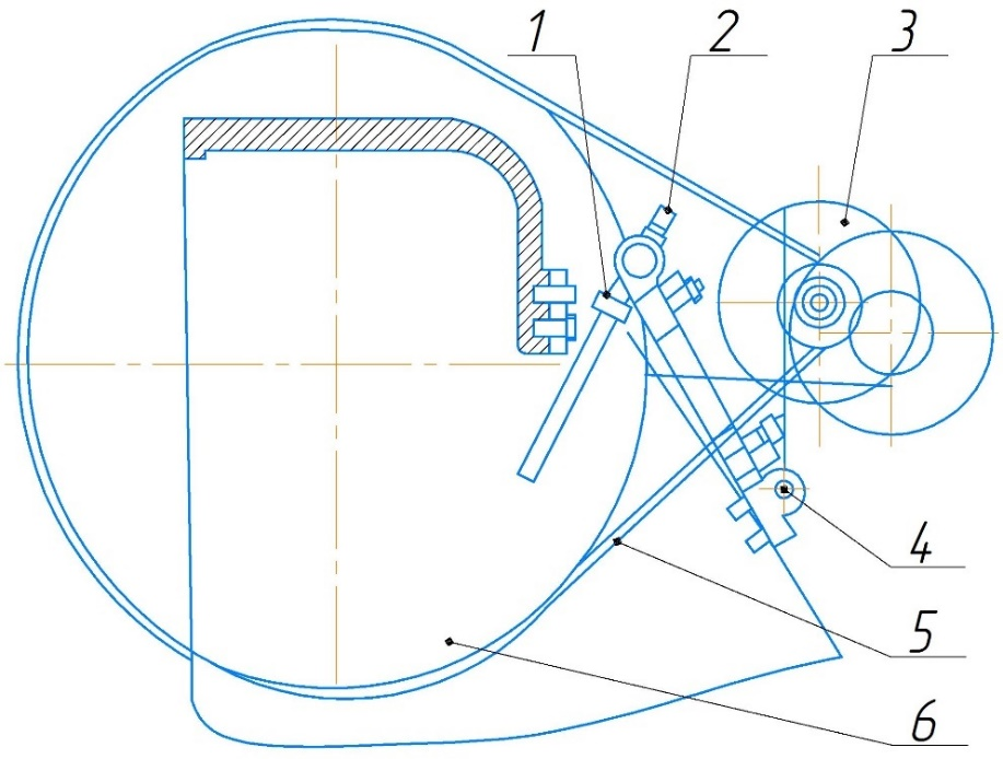 Рис.2 Привод наклоняемого пресса PK-2322