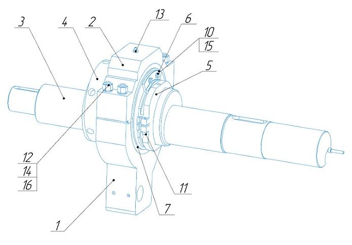 Рис.3 Вал эксцентриковый пресса PK-2322