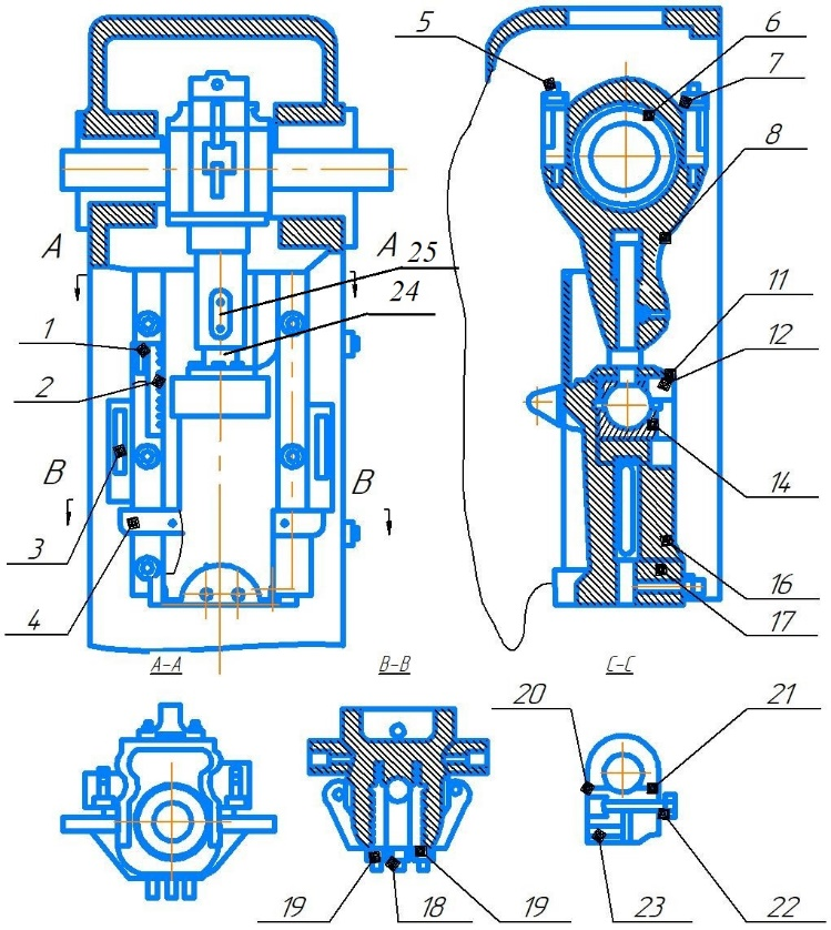 Рис.4 Ползун пресса PK-2322