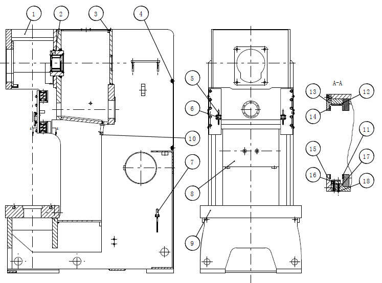 Рис. Станина пресса MC1