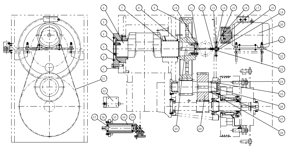 Рис. Привод пресса MC1 - рисунок 2